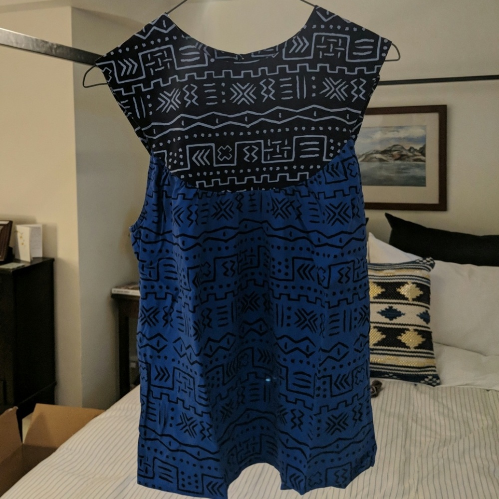 Dolce Vita Tank with Tribal Pattern